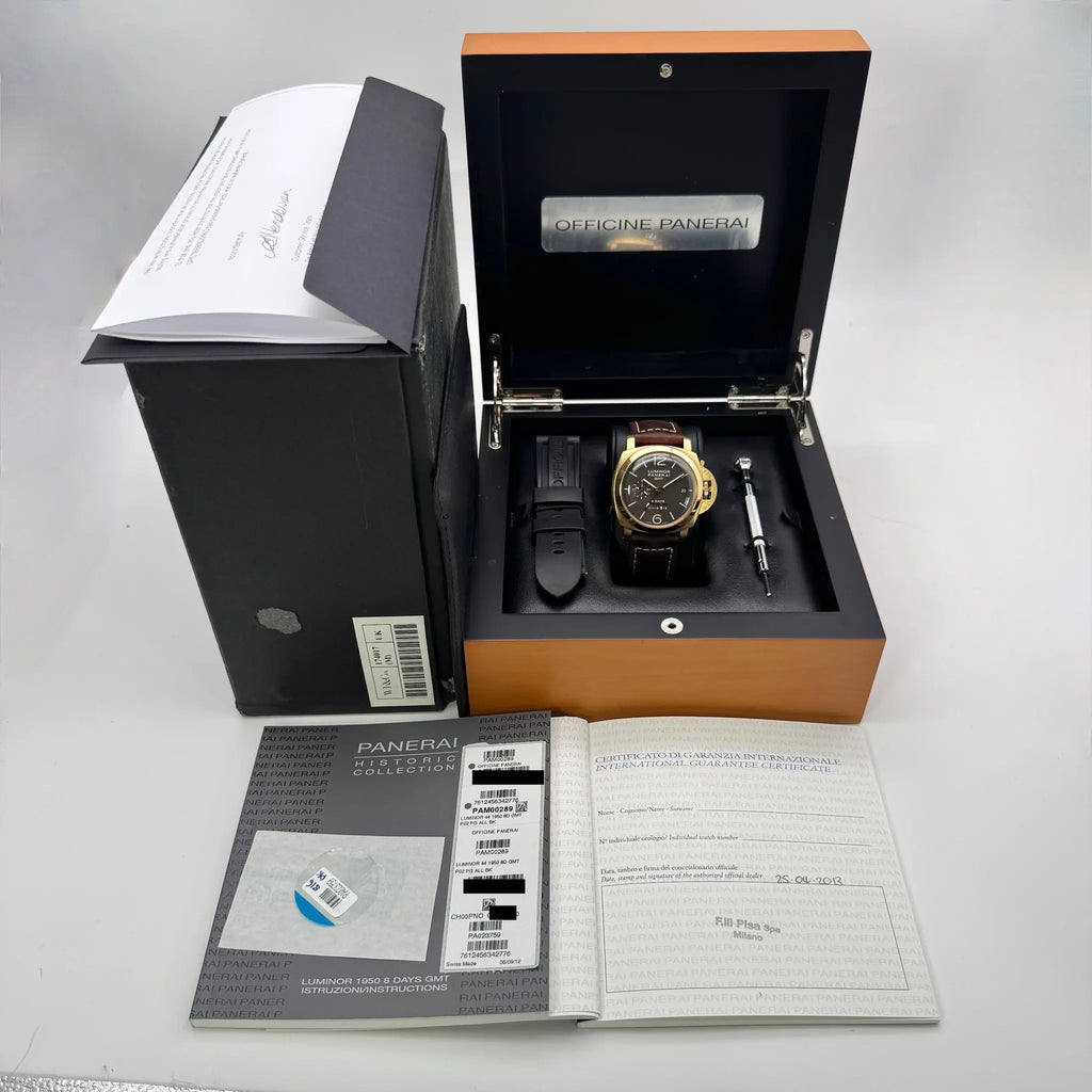 Panerai Luminor 18ct Rose Gold PAM00289 2013