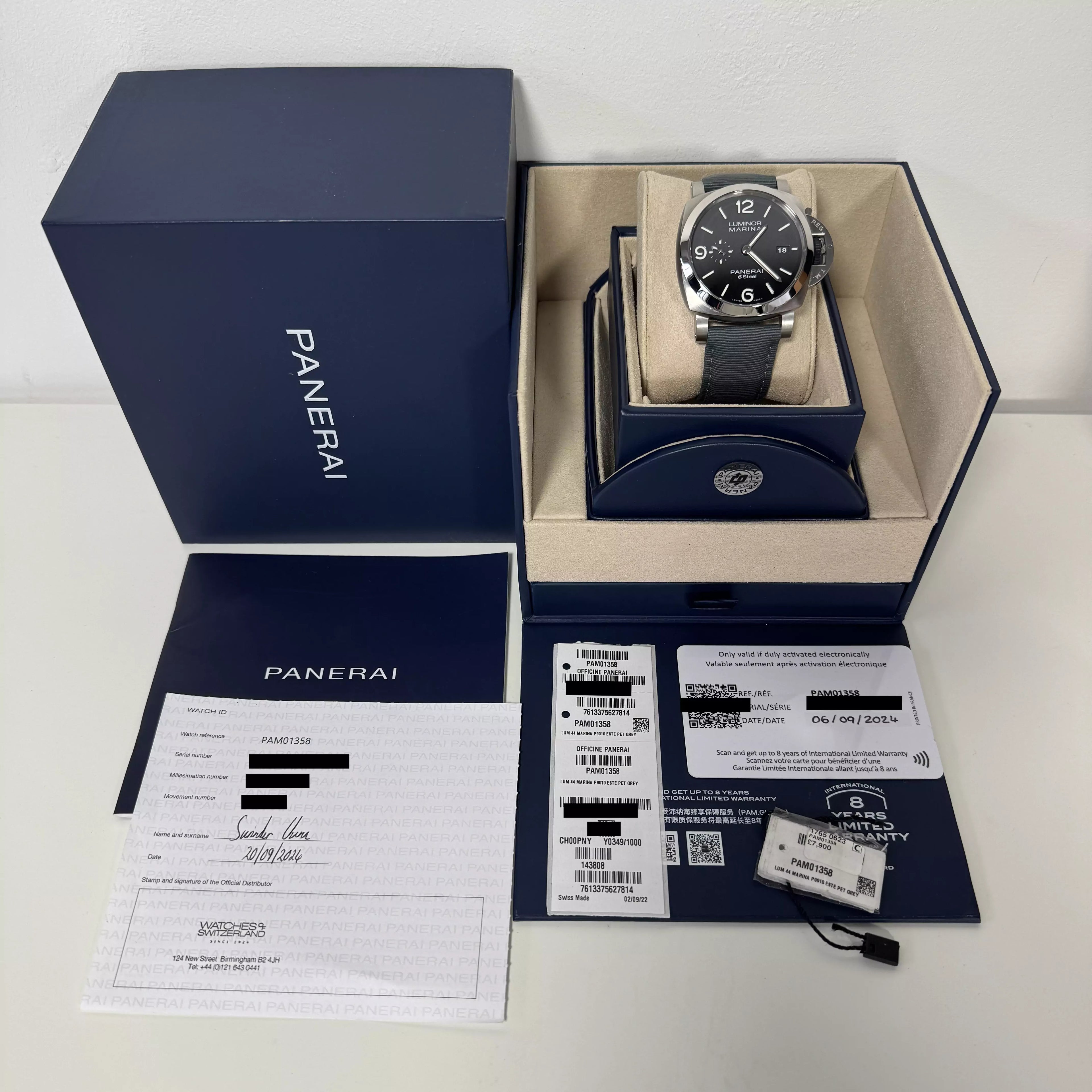 Panerai Luminor Grigio Roccia 2024 PAM01358 2024
