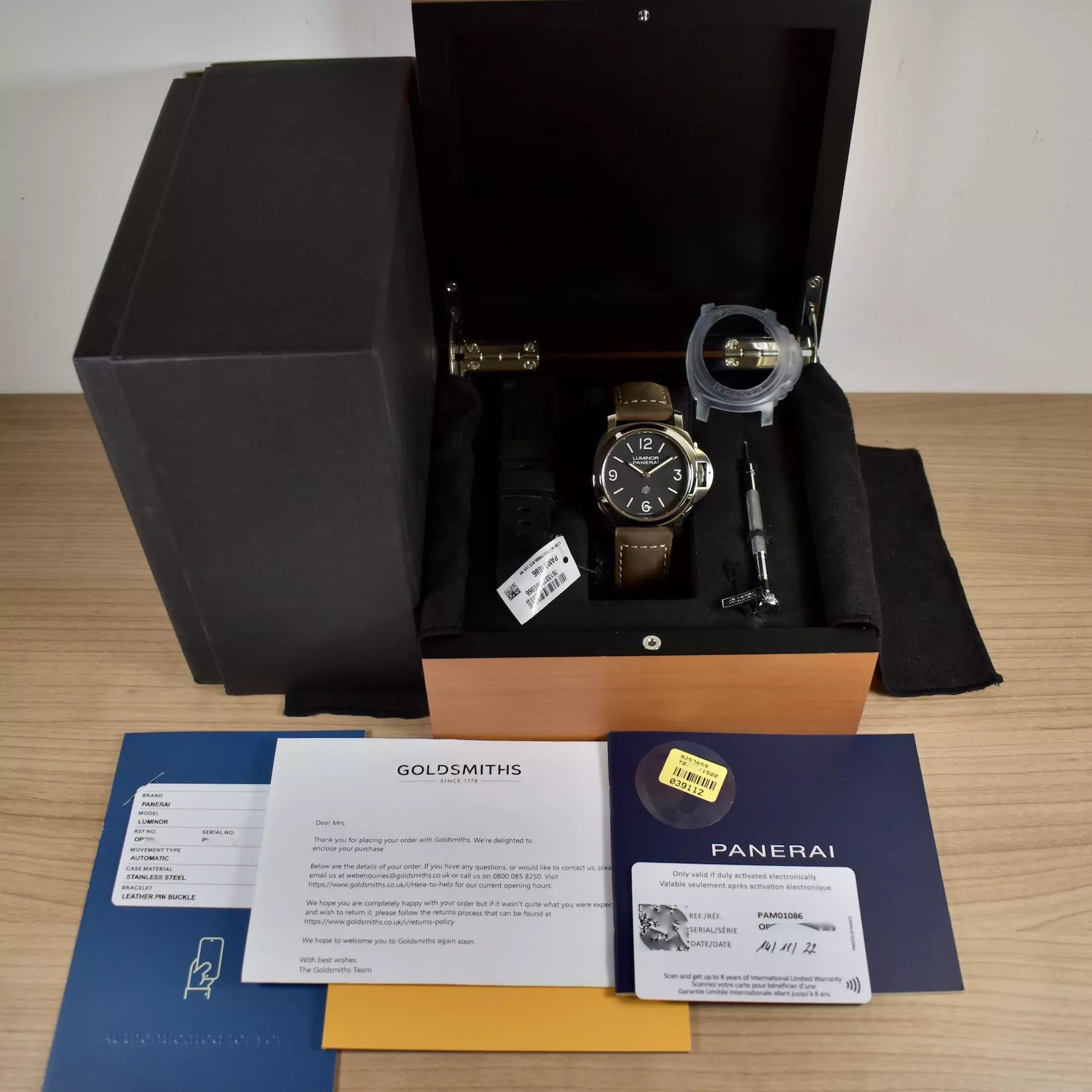 Panerai Luminor Base Logo PAM01086 2022