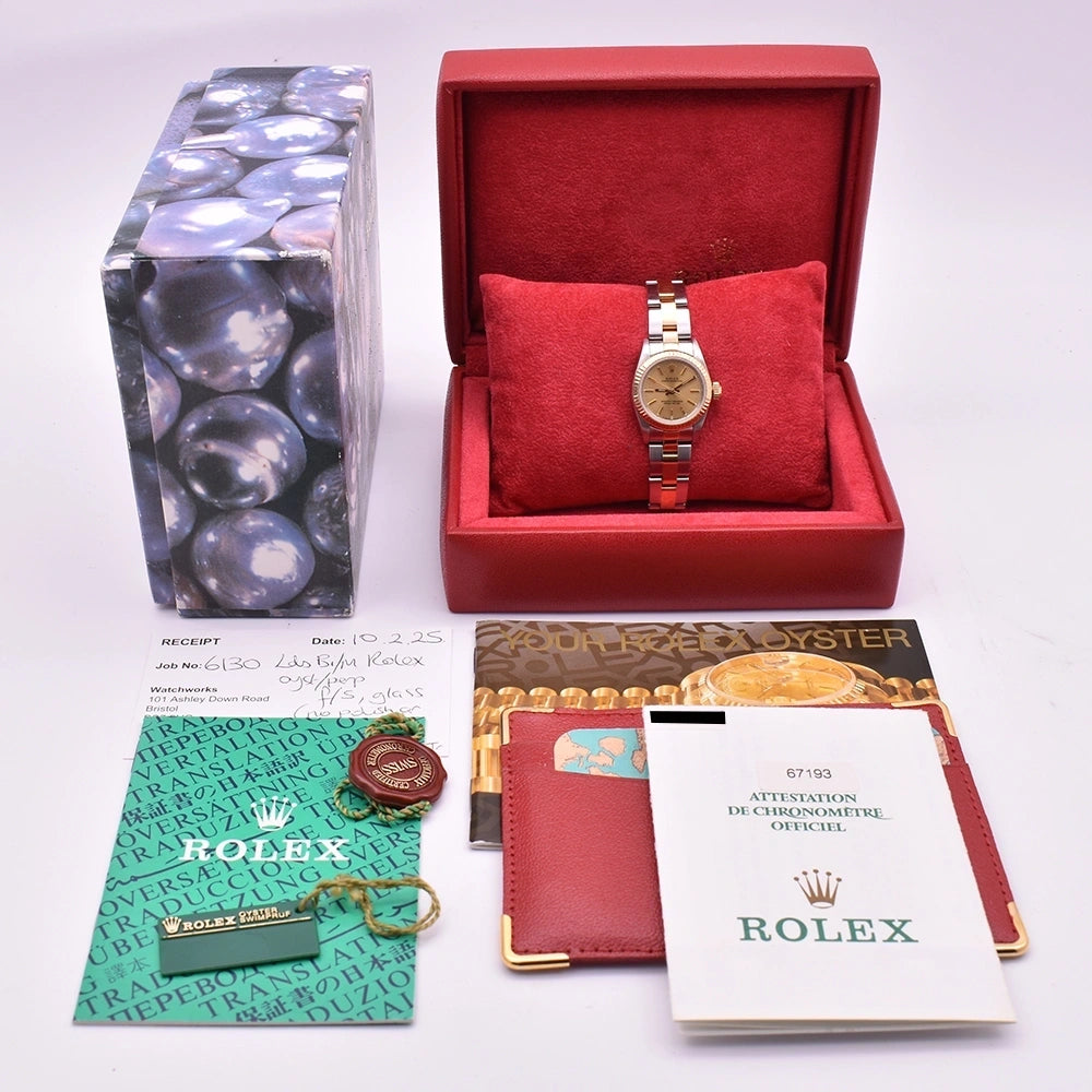 Rolex Oyster Perpetual 26mm Steel & Gold 67193 1997