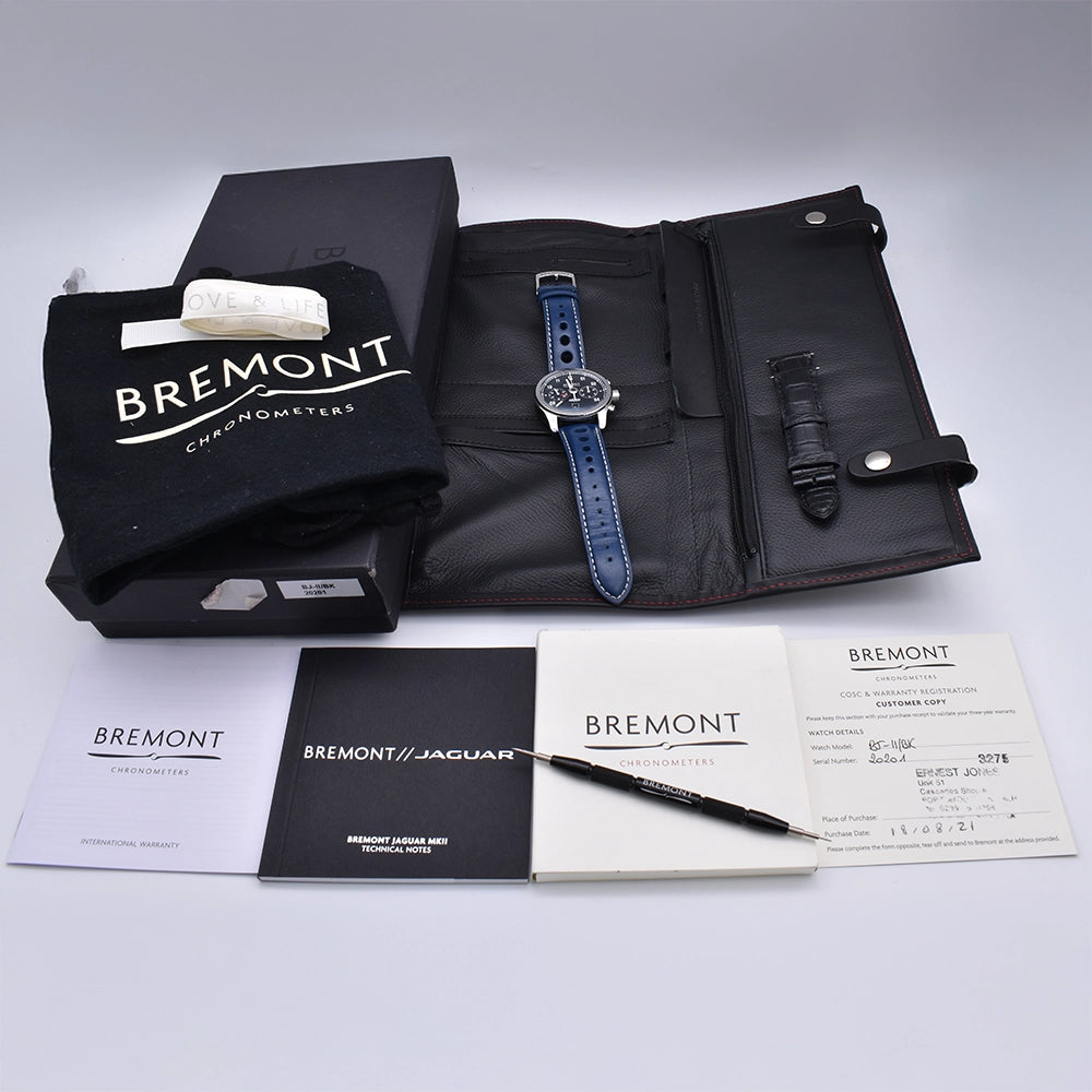 Bremont Jaguar 43mm Black Chronograph BJ-II/BK/R 2021