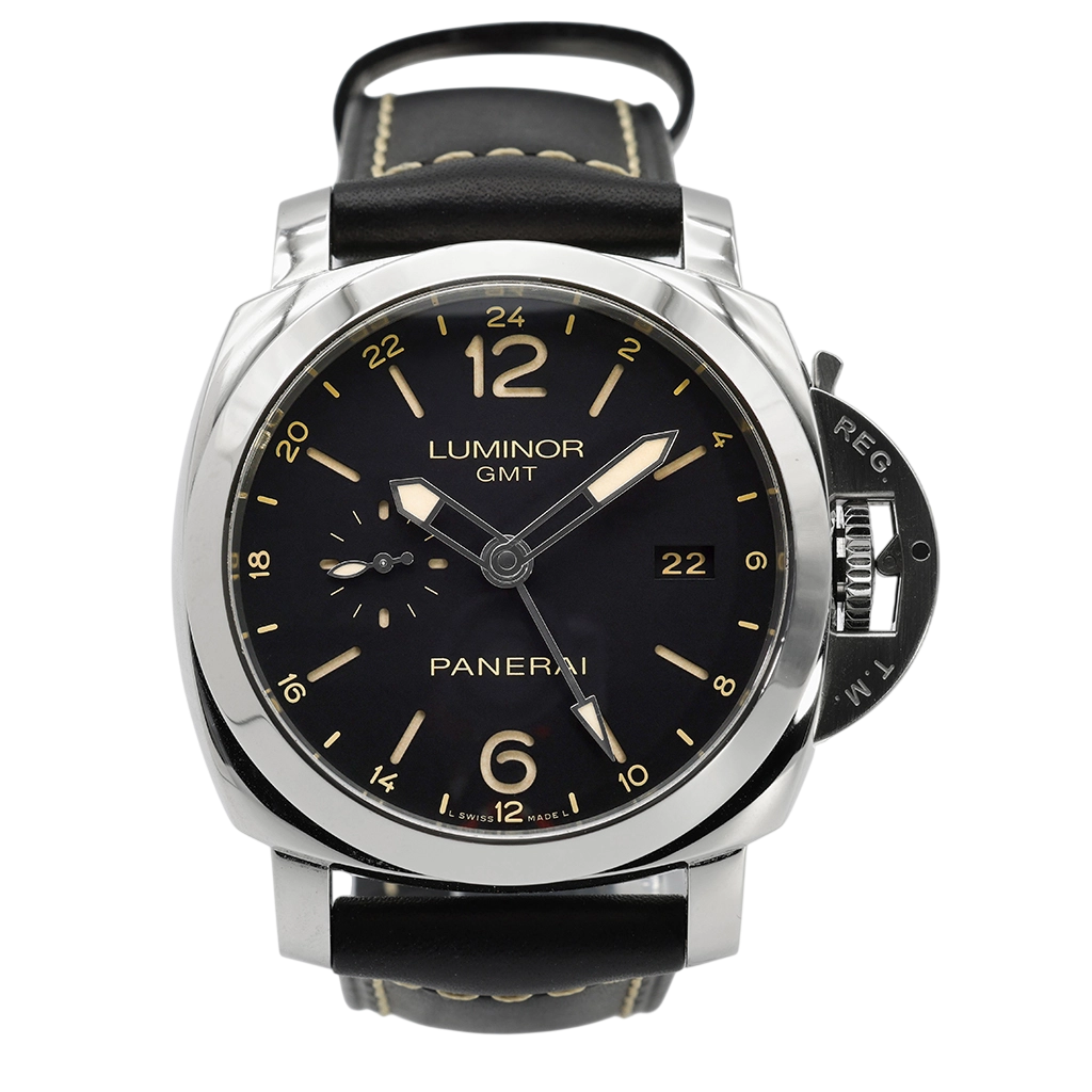 Panerai Luminor 1950 3 Days GMT Automatic Acciaio 44mm PAM00531 box & papers