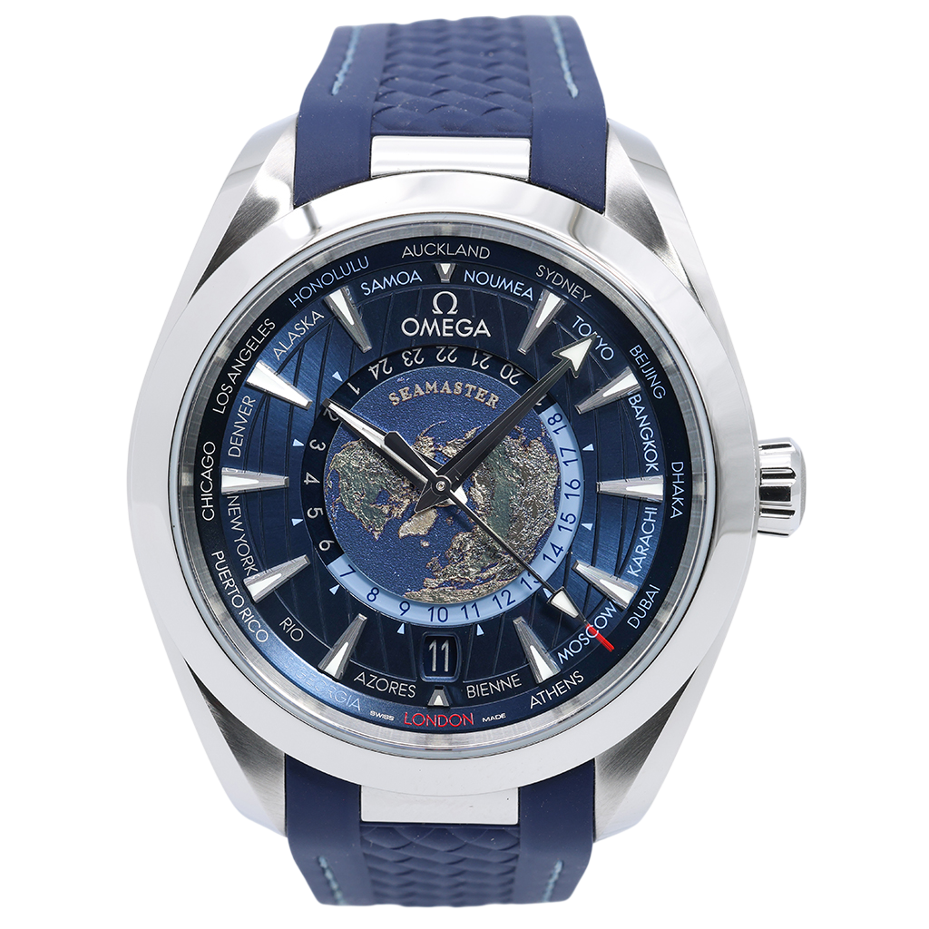 OMEGA Aqua Terra Worldtimer 43mm 220.10.43.22.03.001 2024 Box & Papers