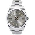 Rolex Oyster Perpetual 41mm Silver 124300 2024 box & papers