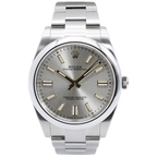 Rolex Oyster Perpetual 41mm Silver 124300 2024 box & papers