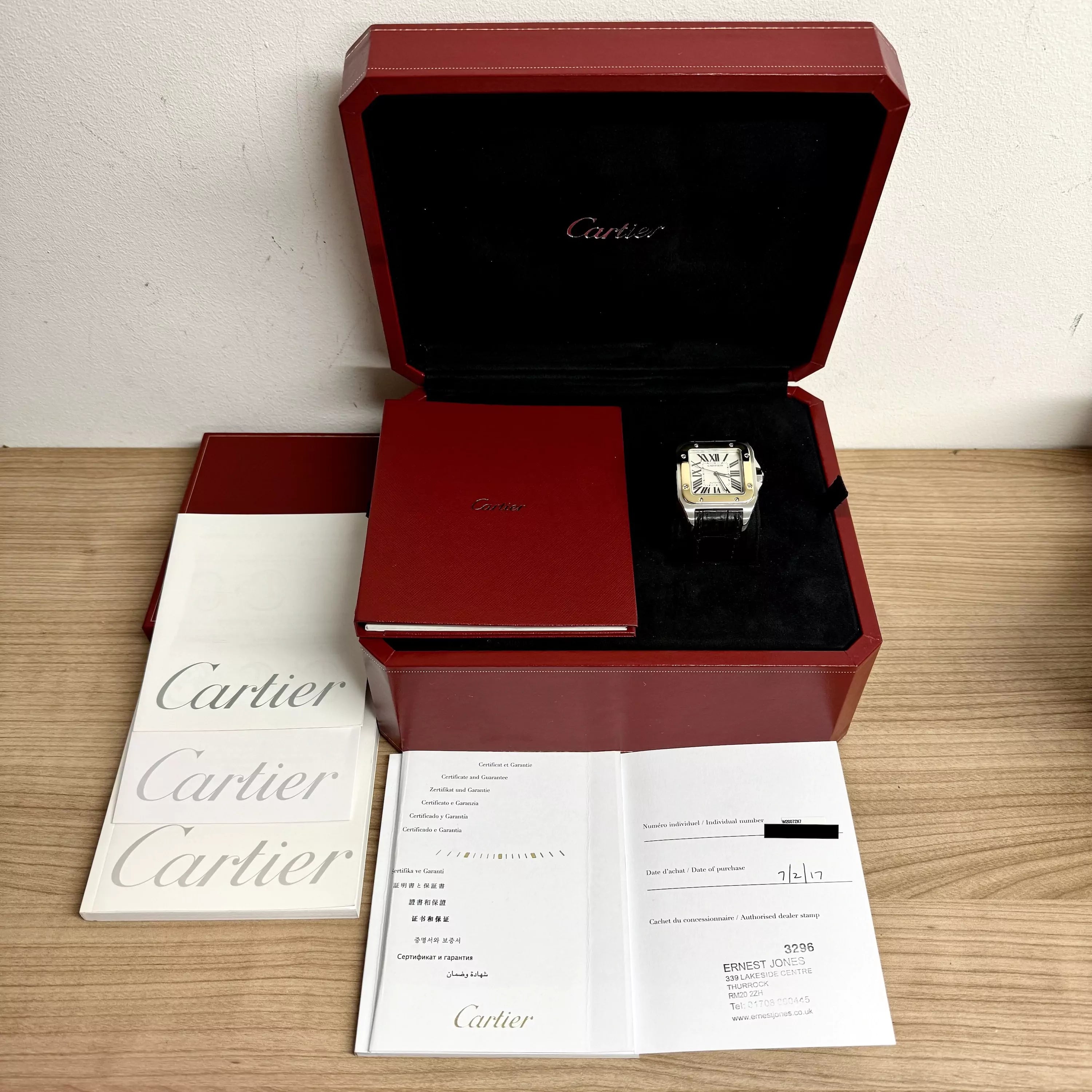 Cartier Santos Steel & Gold 2017 W20072X7 2017