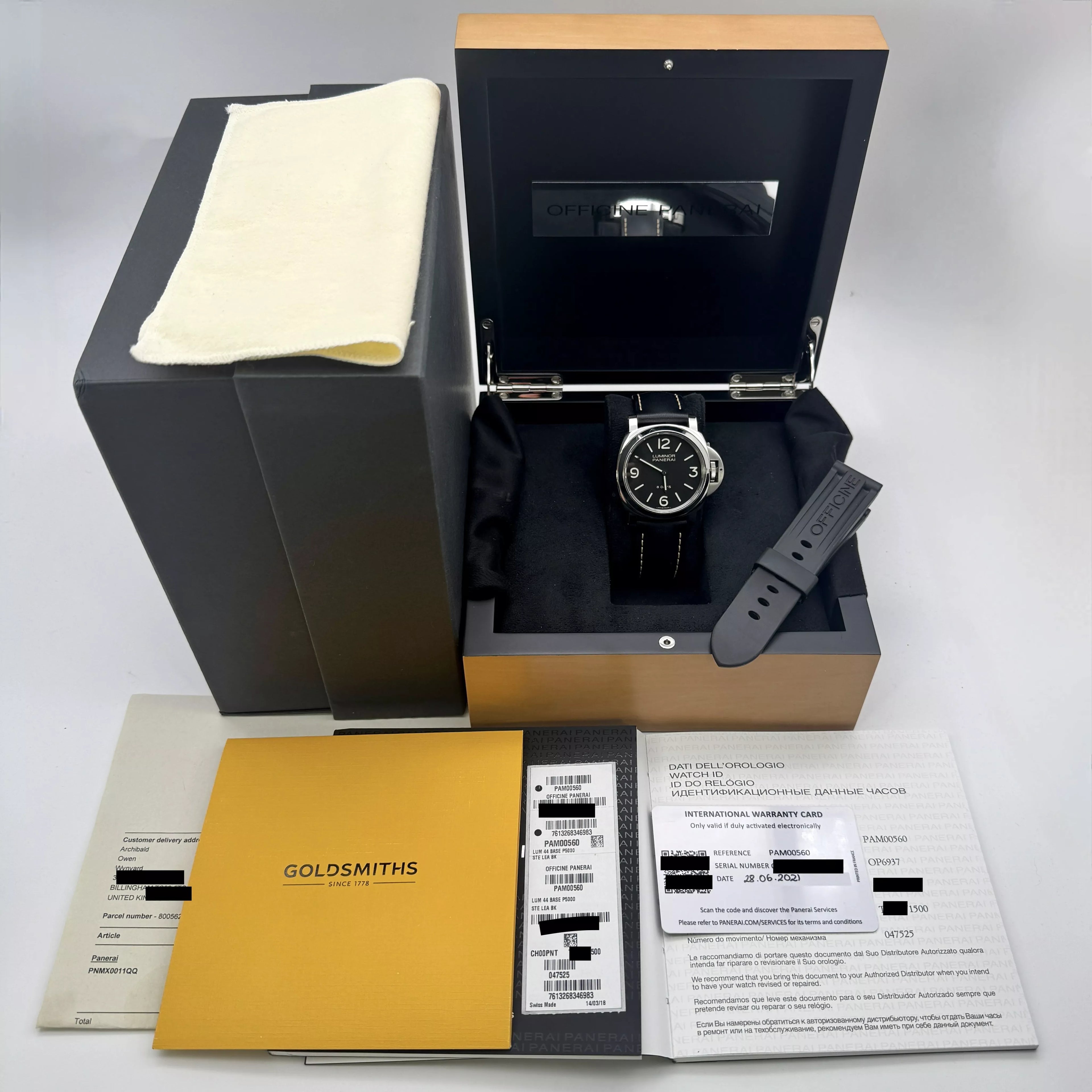 Panerai Luminor 2021 44mm PAM00560 2021