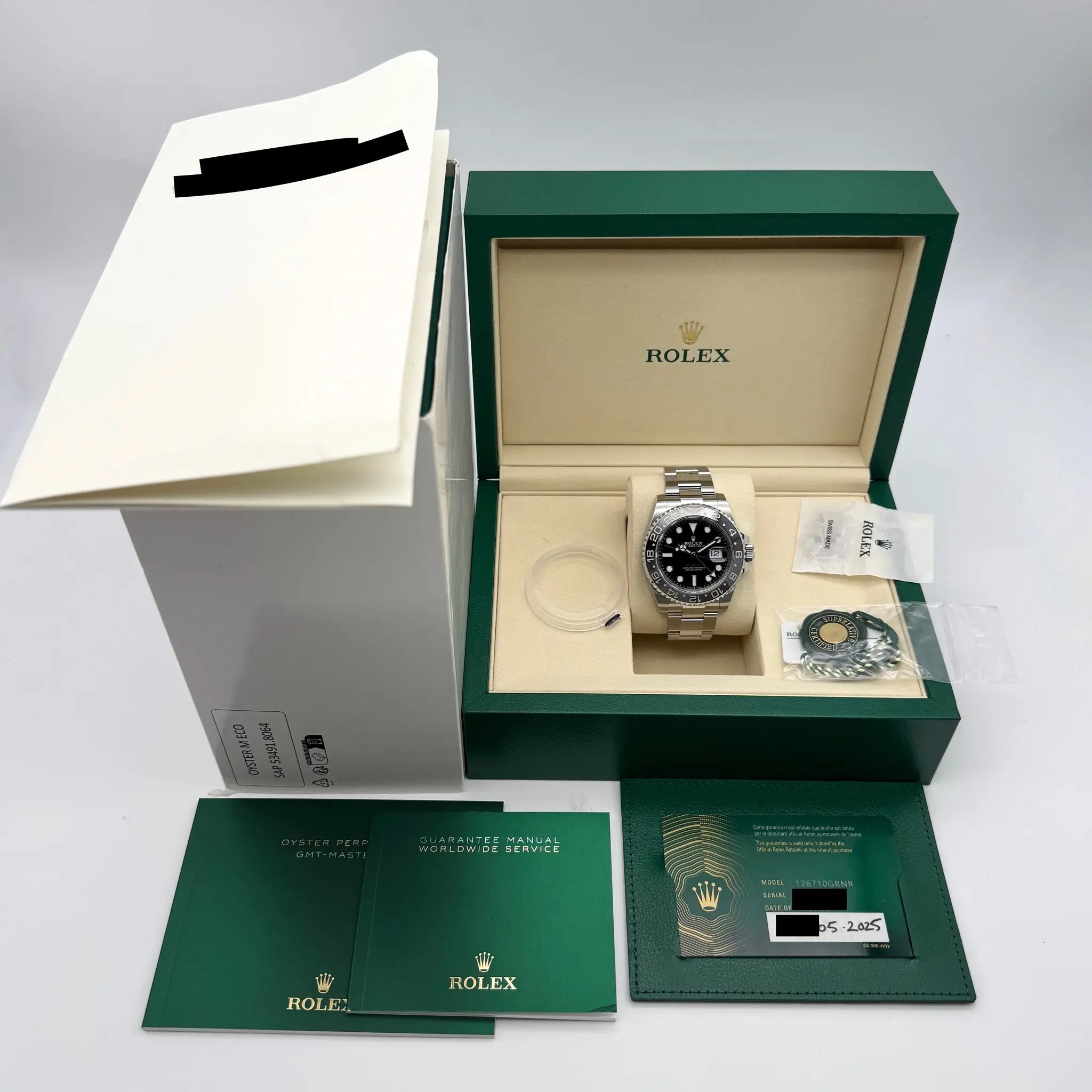 Rolex GMT Master II Bruce Wayne 2025 126710GRNR 2025