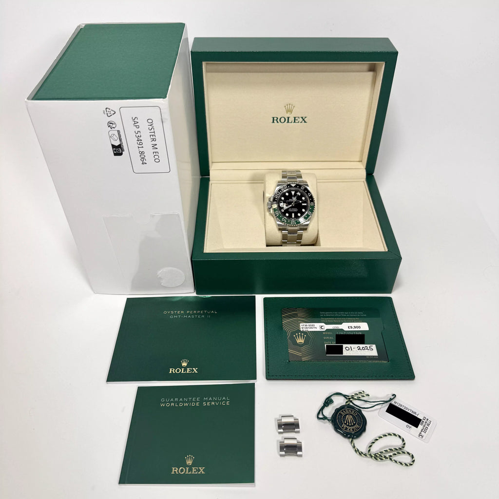 Rolex GMT Master II 40mm Sprite 2025 126720VTNR 2025