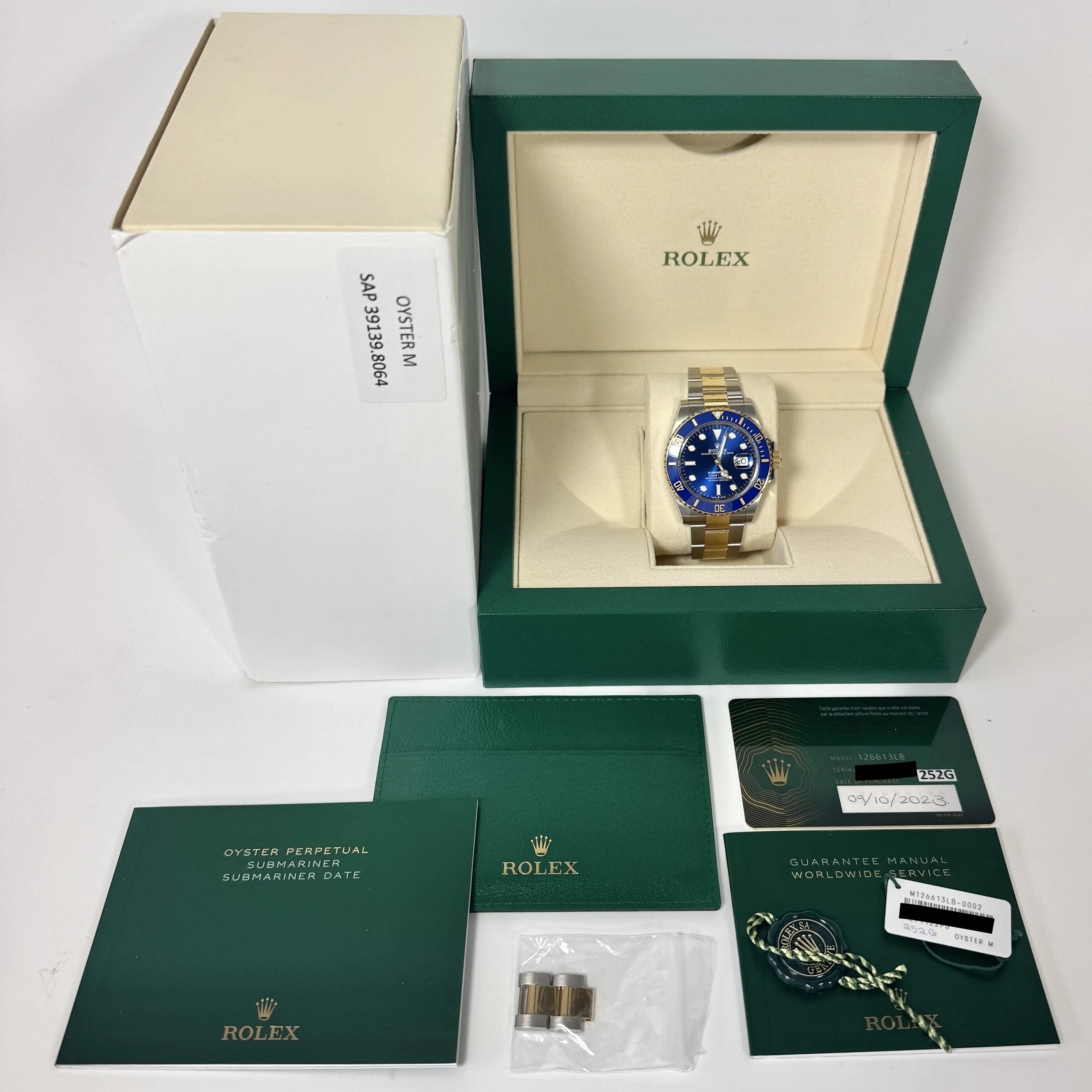 Rolex Submariner Steel & Gold Blue 2023 126613LB 2023