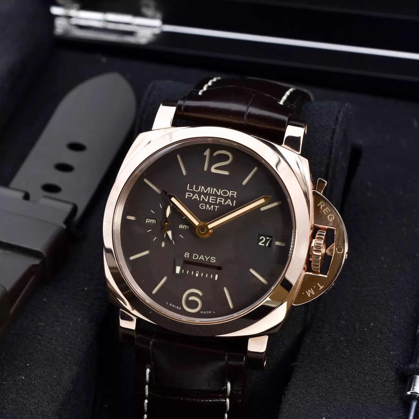 Panerai Luminor 8 Days GMT Oro Rosso PAM00576 2019