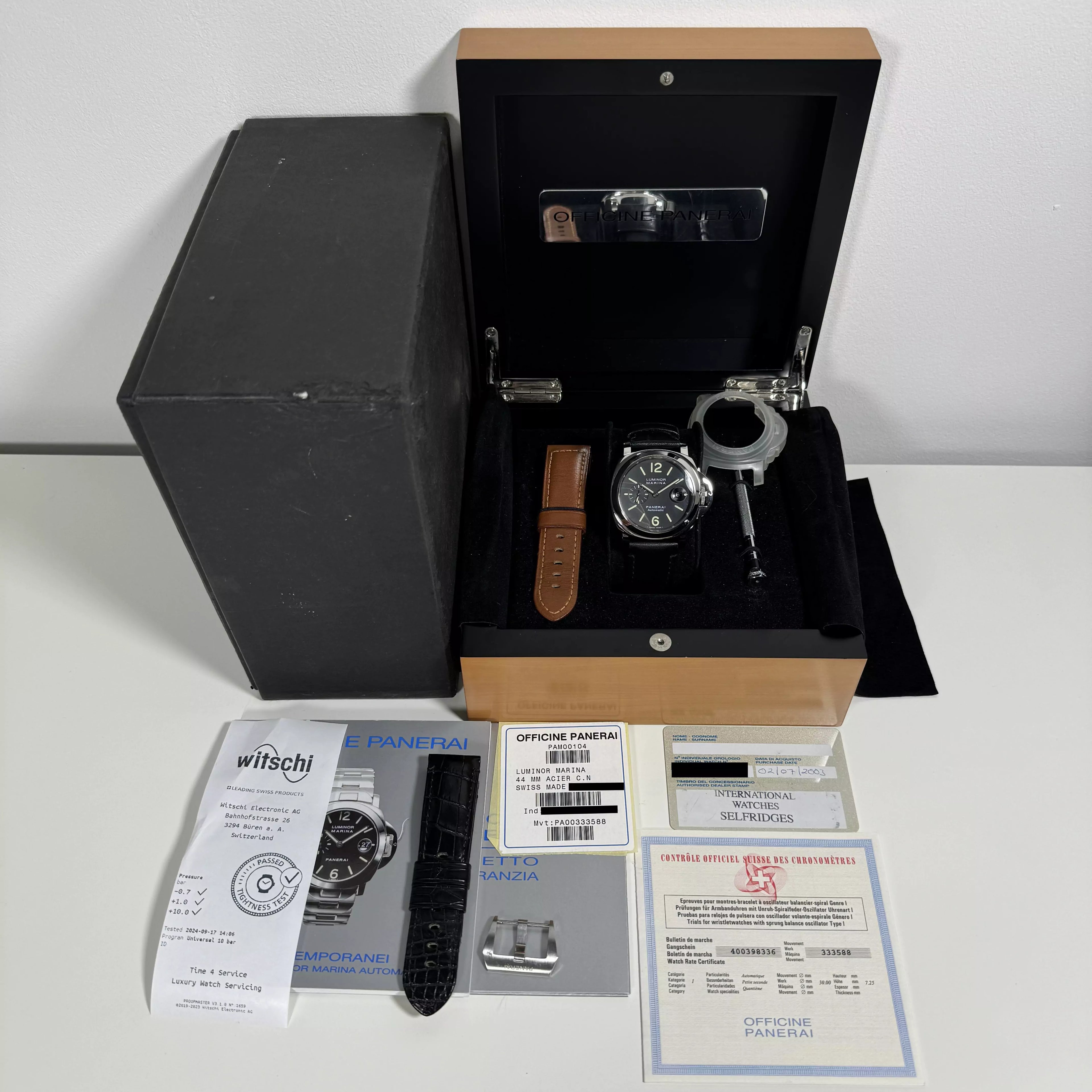 Panerai Luminor 44mm F Series PAM00104 2003