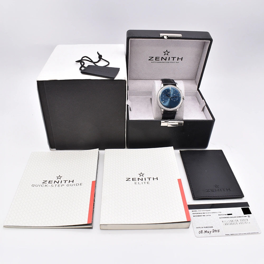 Zenith Elite 2017 Blue Dial 03.2272.4069/51.C700 2017