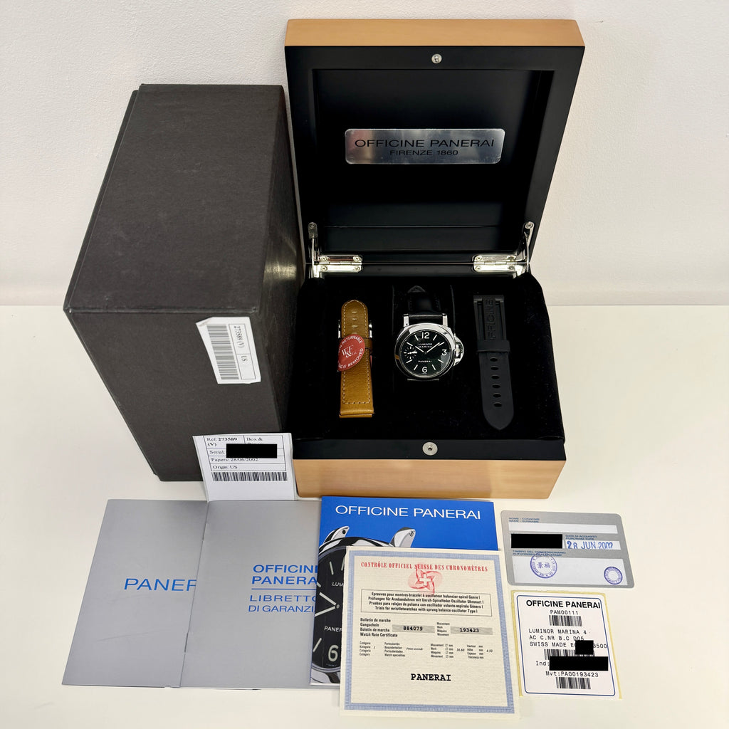 Panerai Luminor 2002 E Excellent Set PAM00111 2002