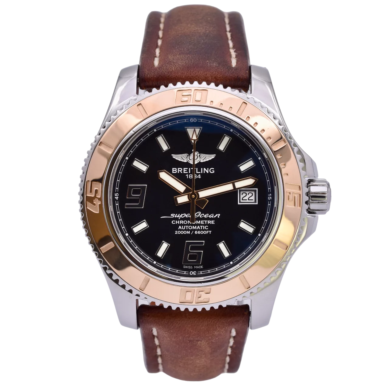 Breitling Superocean Steel & Gold 44mm C17391 2015