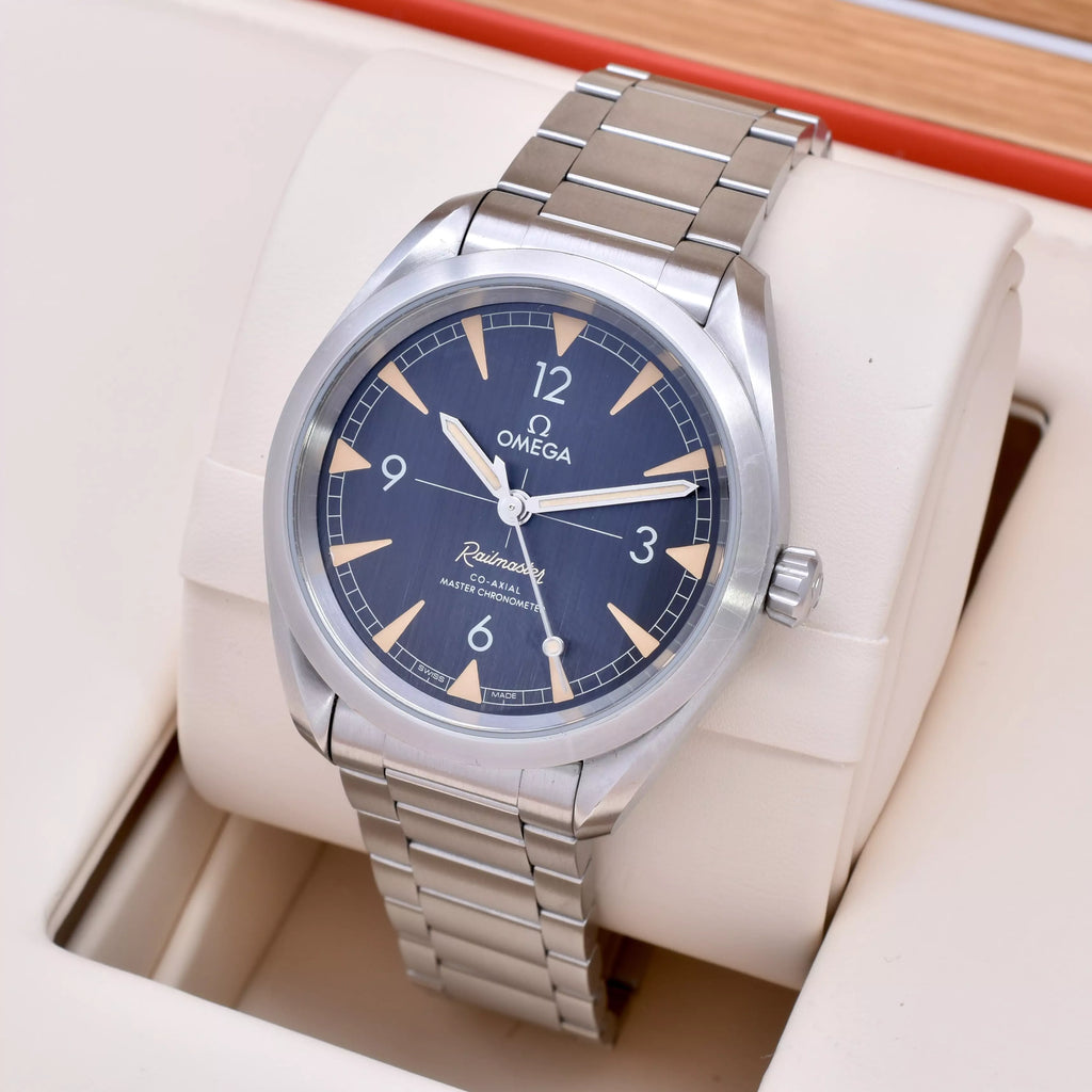 OMEGA Railmaster 2019 Box & Papers 220.10.40.20.01.001 2019