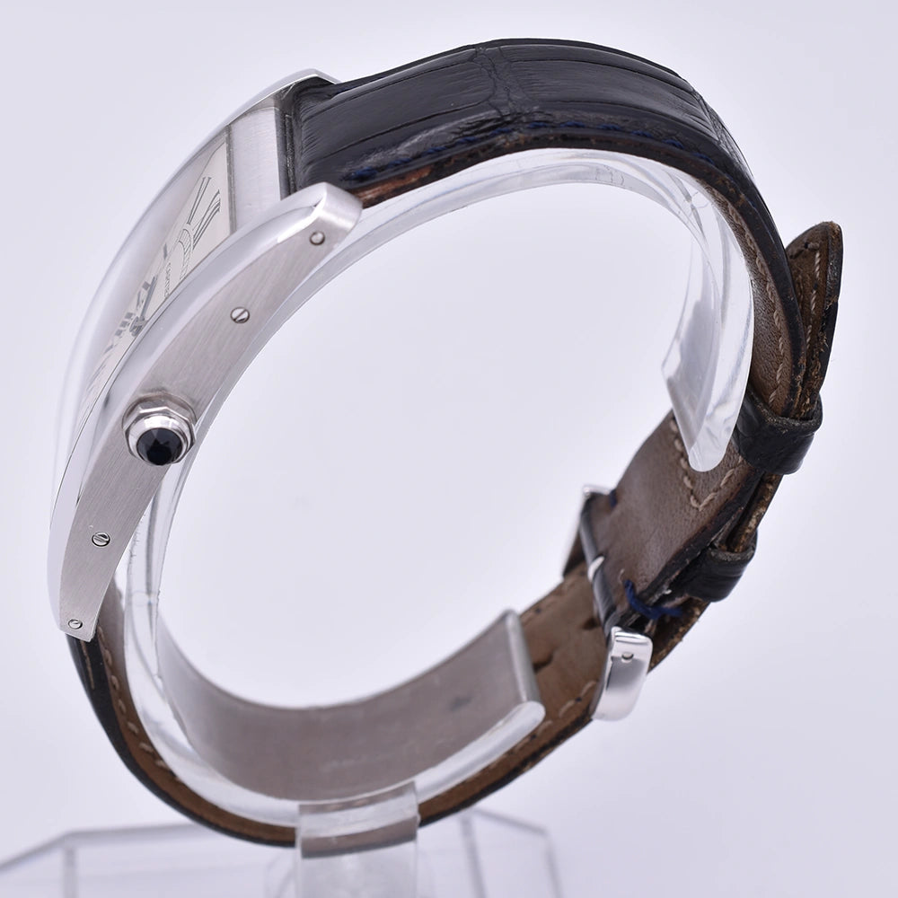 Cartier Tank Américaine 18ct White Gold Fully Serviced 2673 1990