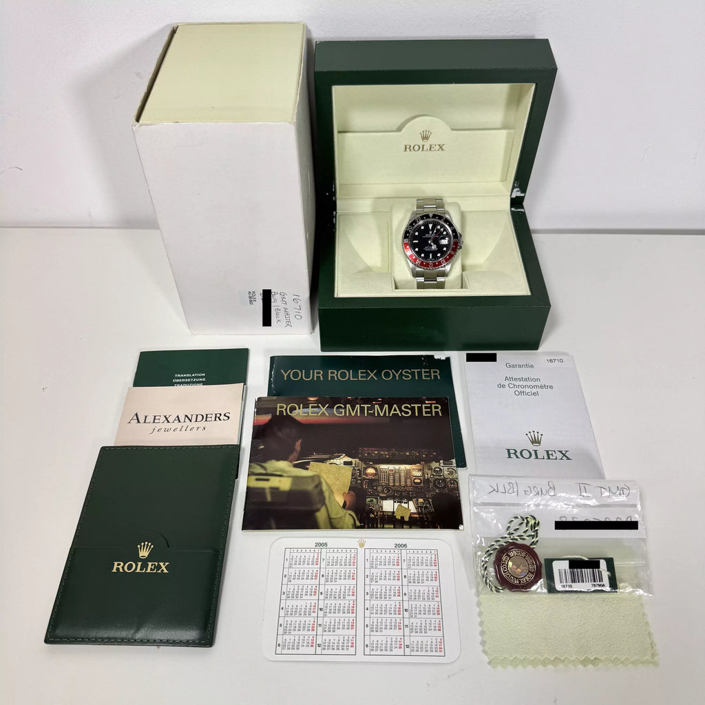 Rolex GMT Master II 2005 Box & Papers 16710 2005