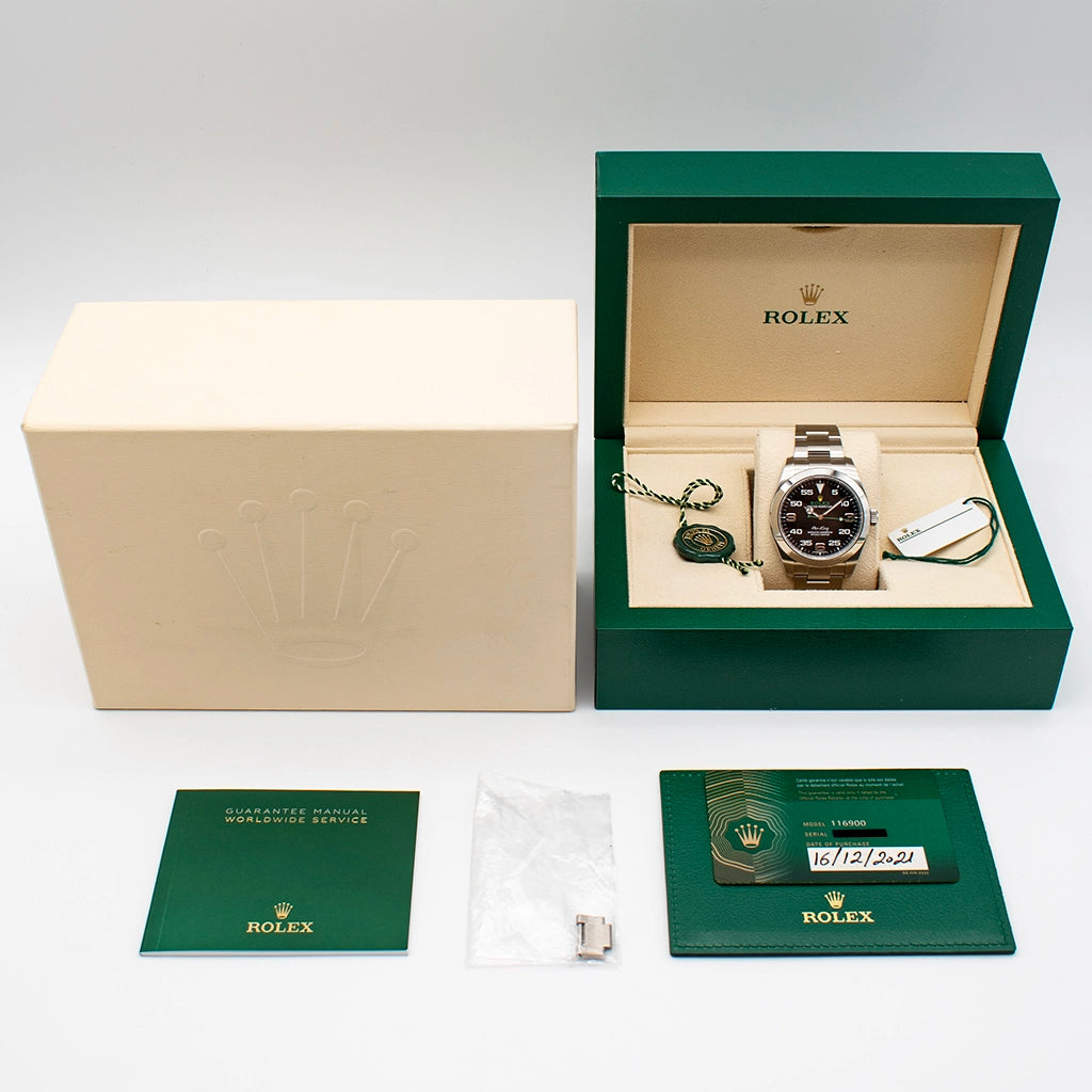 Rolex Air King 40mm Full Set 116900 2021 Box & Papers