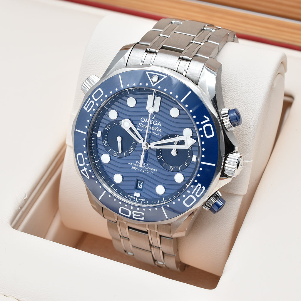Omega Seamaster Diver 300M Master Co-Axial 44 Chronograph Stainless Steel - 210.30.44.51.03.001