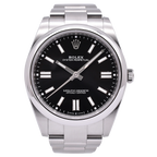 Rolex Oyster Perpetual 41mm Black 2022 Box & Papers