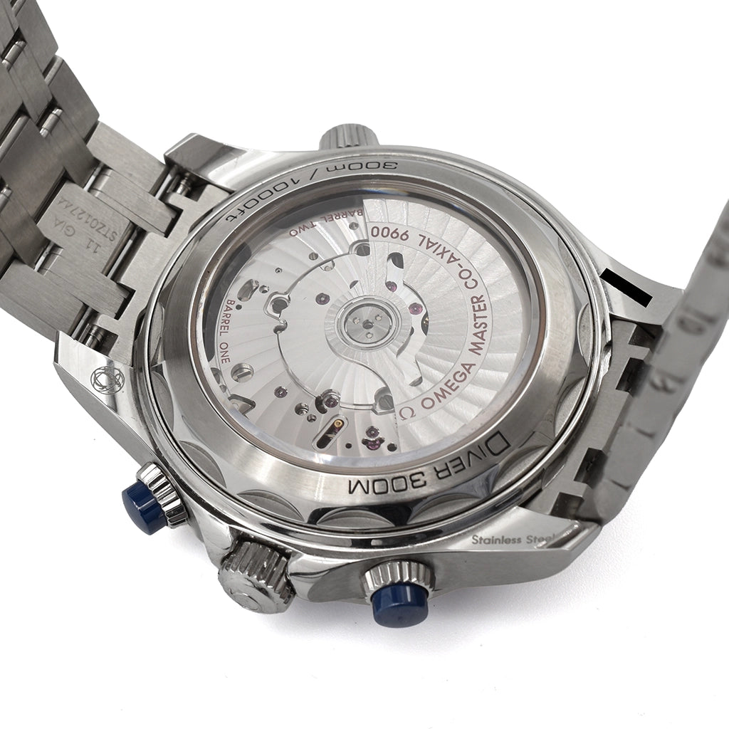 OMEGA Seamaster Diver 300M Master Co-Axial 44 Chronograph Stainless Steel 210.30.44.51.03.001 2026 Box & Papers – Pre-owned Watch | Wiseman's Watches