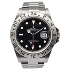 Rolex Explorer II Black 3186 16570 2011 Box & Papers, Serial no. V672194 – Pre-owned Watch | Wiseman's Watches