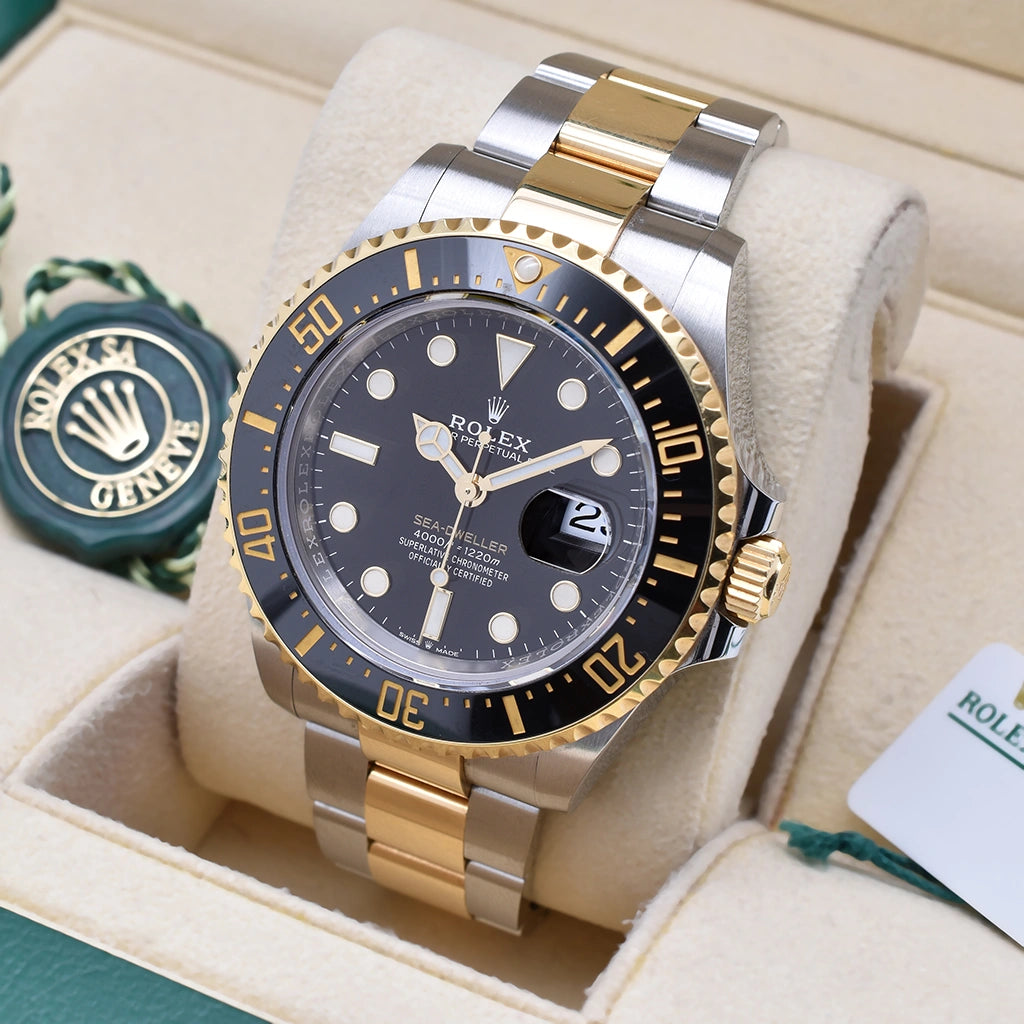 Rolex Sea-Dweller 43mm Stainless Steel - Yellow Gold Black 126603 2019