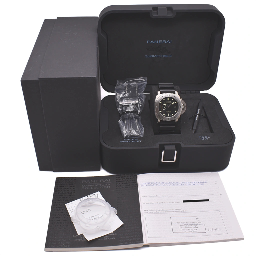 Panerai Submersible 1950 3 Days 47mm Titanio PAM00305 2014