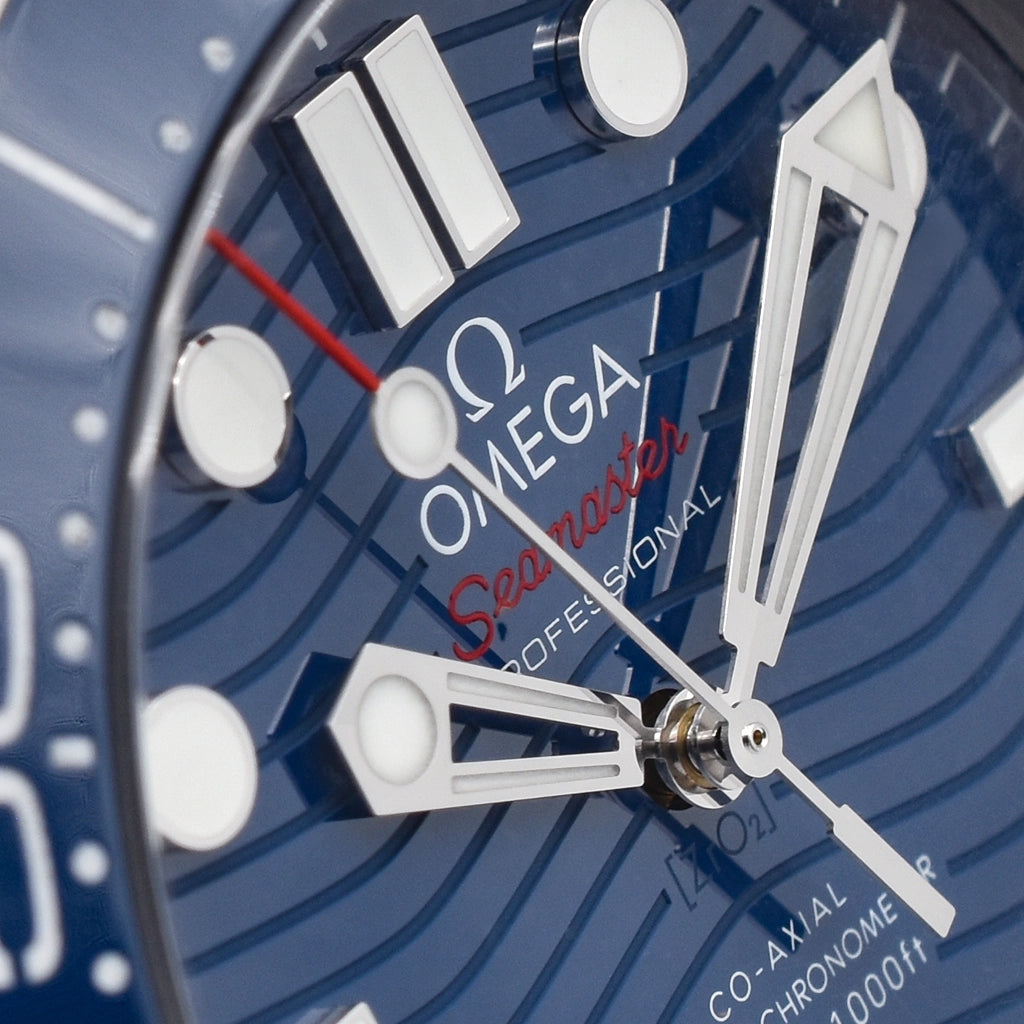 OMEGA Seamaster Professional Diver 42mm Blue 210.30.42.20.03.001 2021 Box & Papers