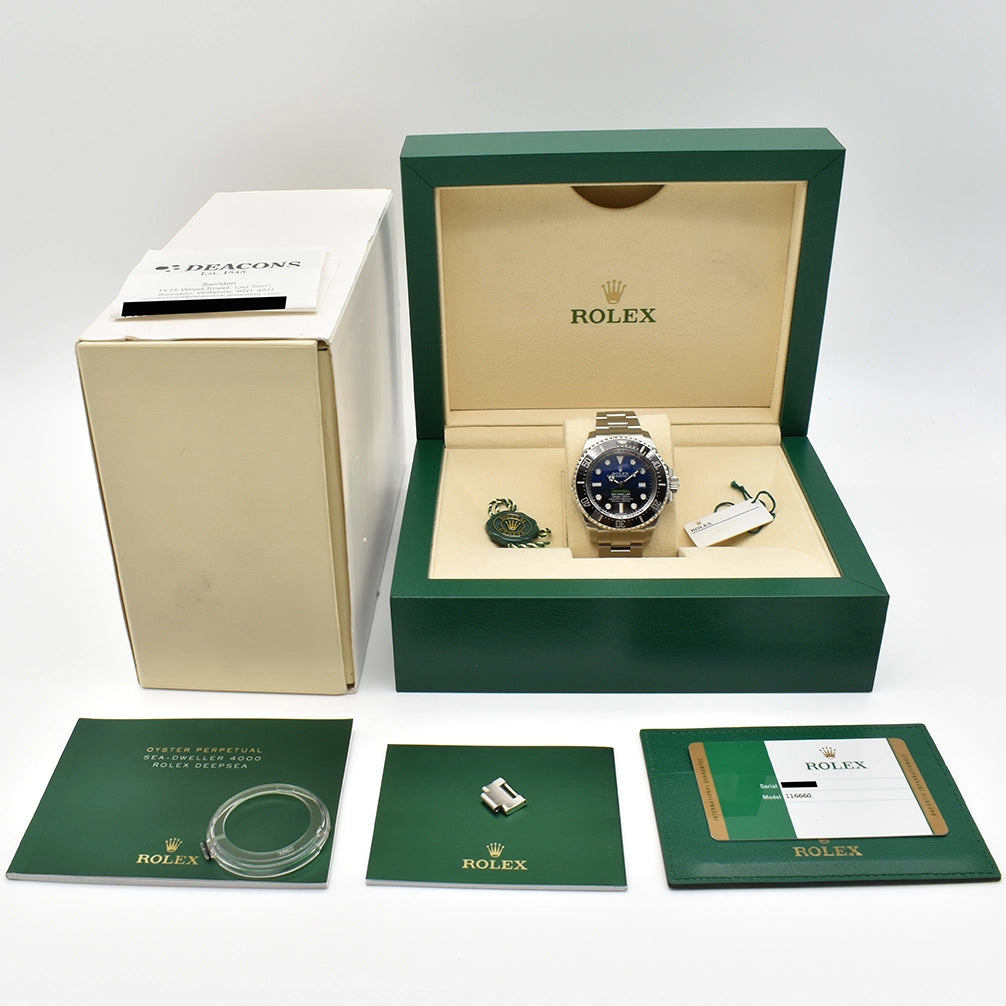 Rolex Sea-Dweller Deepsea James Cameron 2017 116660 Box & Papers