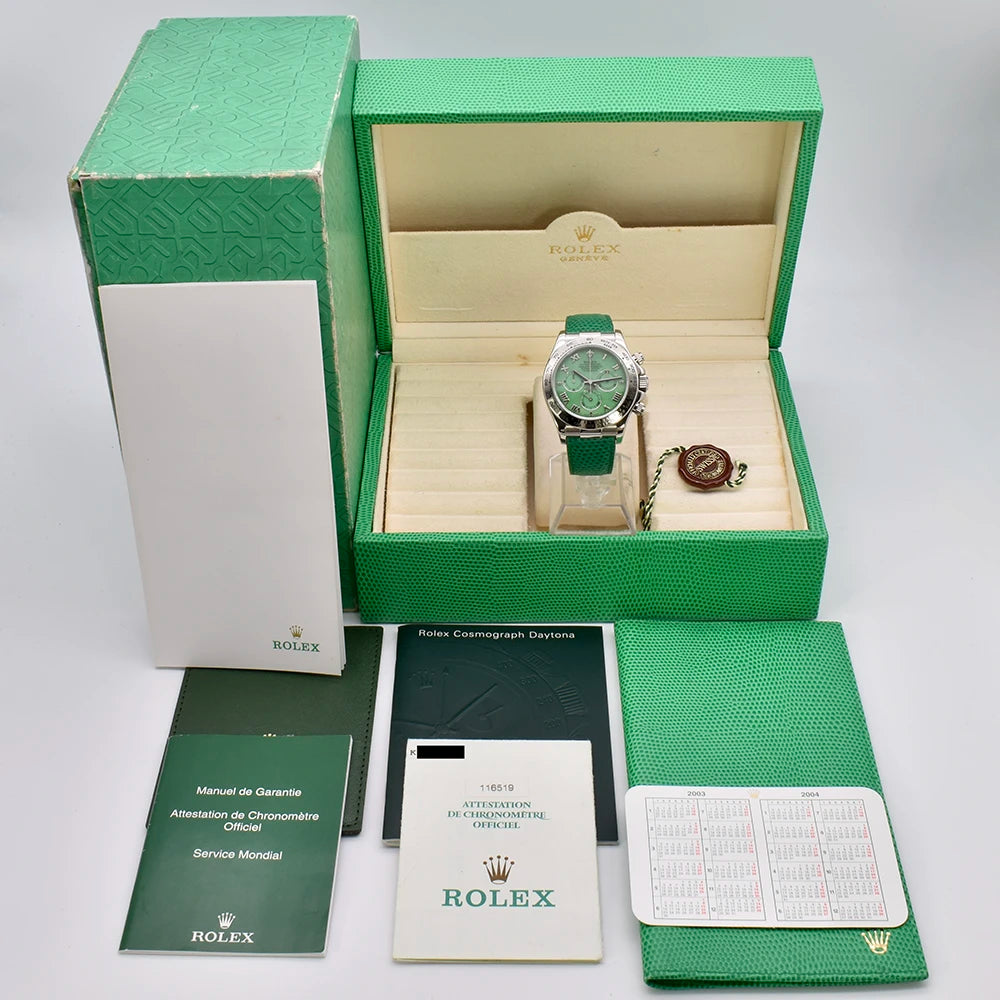 Rolex Daytona Beach Green Chrysoprase 40mm 116519
