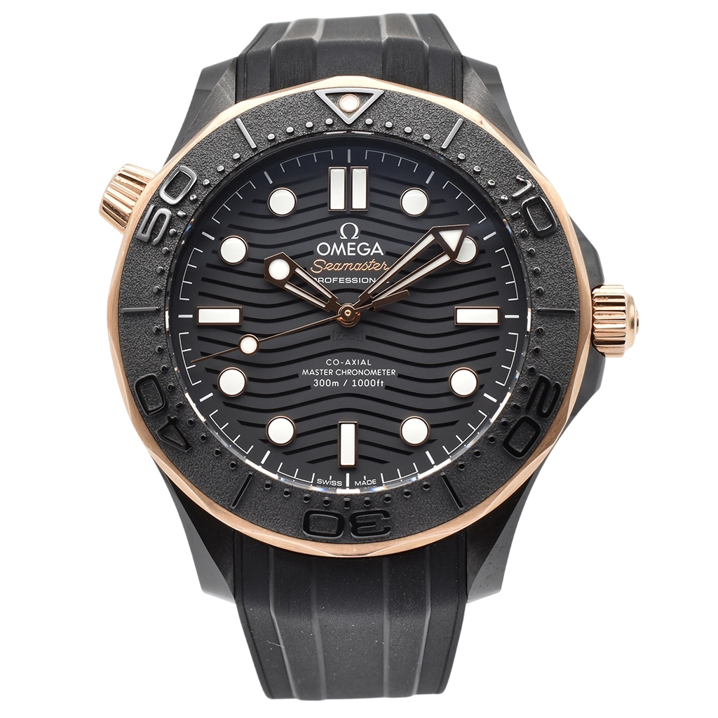 Omega Seamaster Diver 300M Master Co-Axial 43.5 Sedna Black 2025 Box & Papers 210.62.44.20.01.001