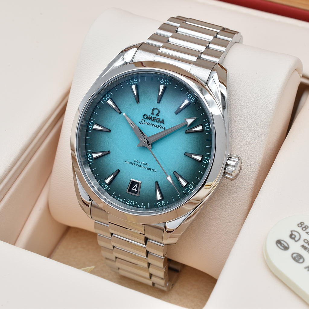 Omega Aqua Terra Turquoise 41mm 2025 Box & Papers 220.10.41.21.03.006