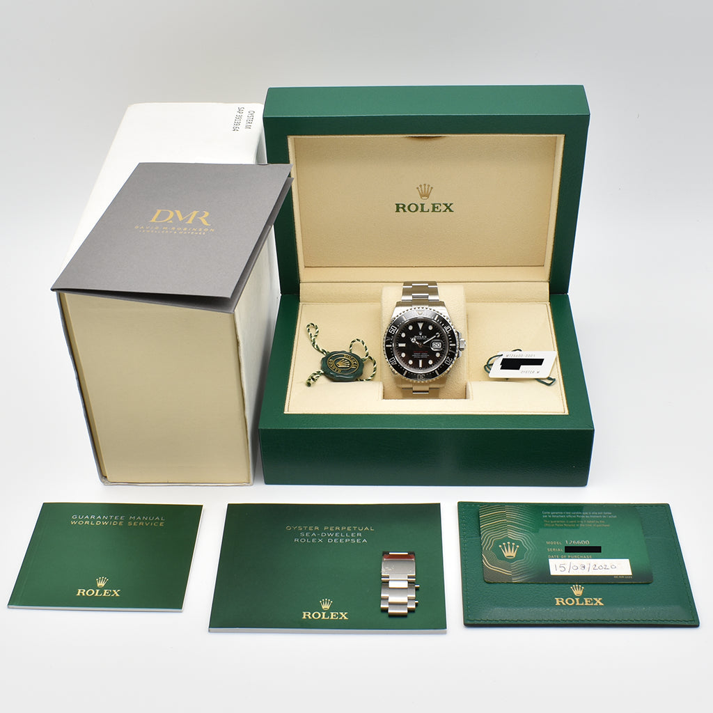 Rolex Sea-Dweller 43mm 50th Anniversary 126600 2020 Box & papers