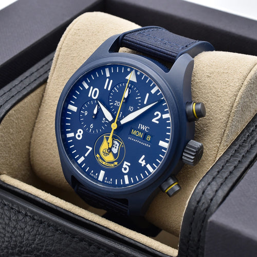 IWC Pilot's Watch Chronograph Blue Angels IW389109 Ceramic 2021
