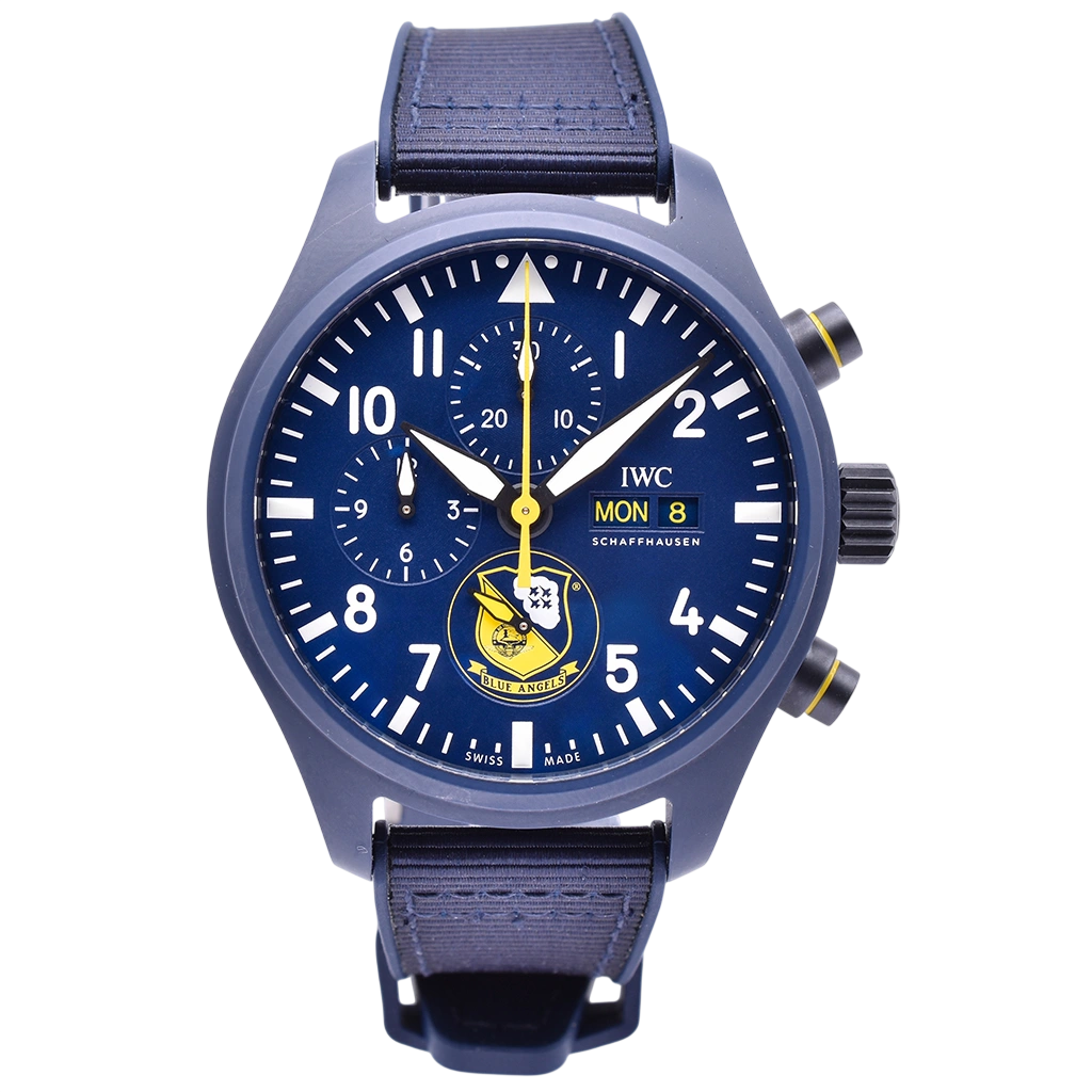 IWC Pilot's Watch Chronograph Blue Angels IW389109 Ceramic 2021