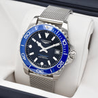Longines Hydroconquest 39mm Blue Ceramic Bezel L37794906 2026 Box & Papers