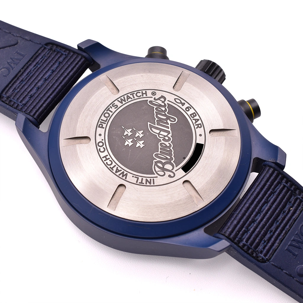 IWC Pilot's Watch Chronograph Blue Angels IW389109 Ceramic 2021