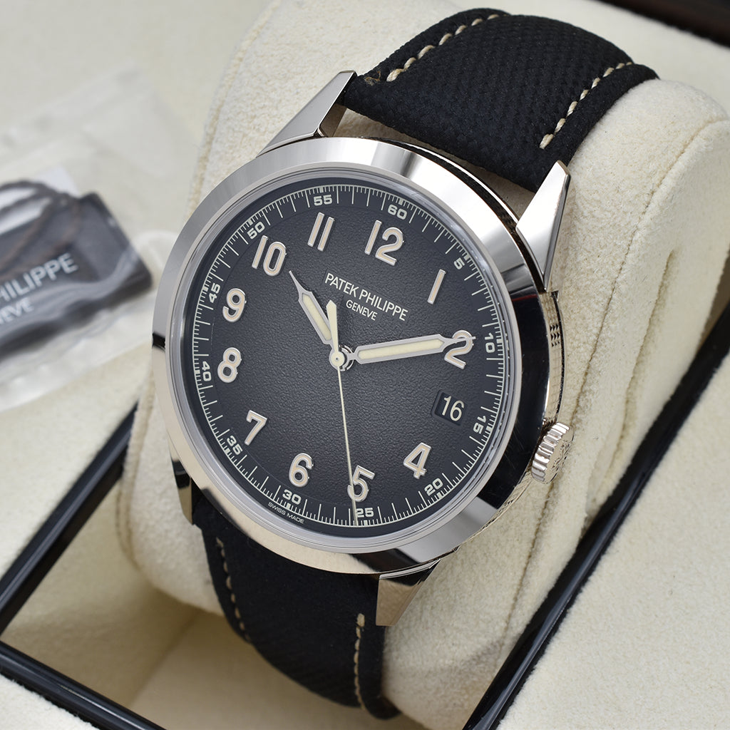 Patek Philippe Calatrava 40mm White Gold 2023 Box & Papers. Model no. 5226G-001, Serial no. 7561157/6644528