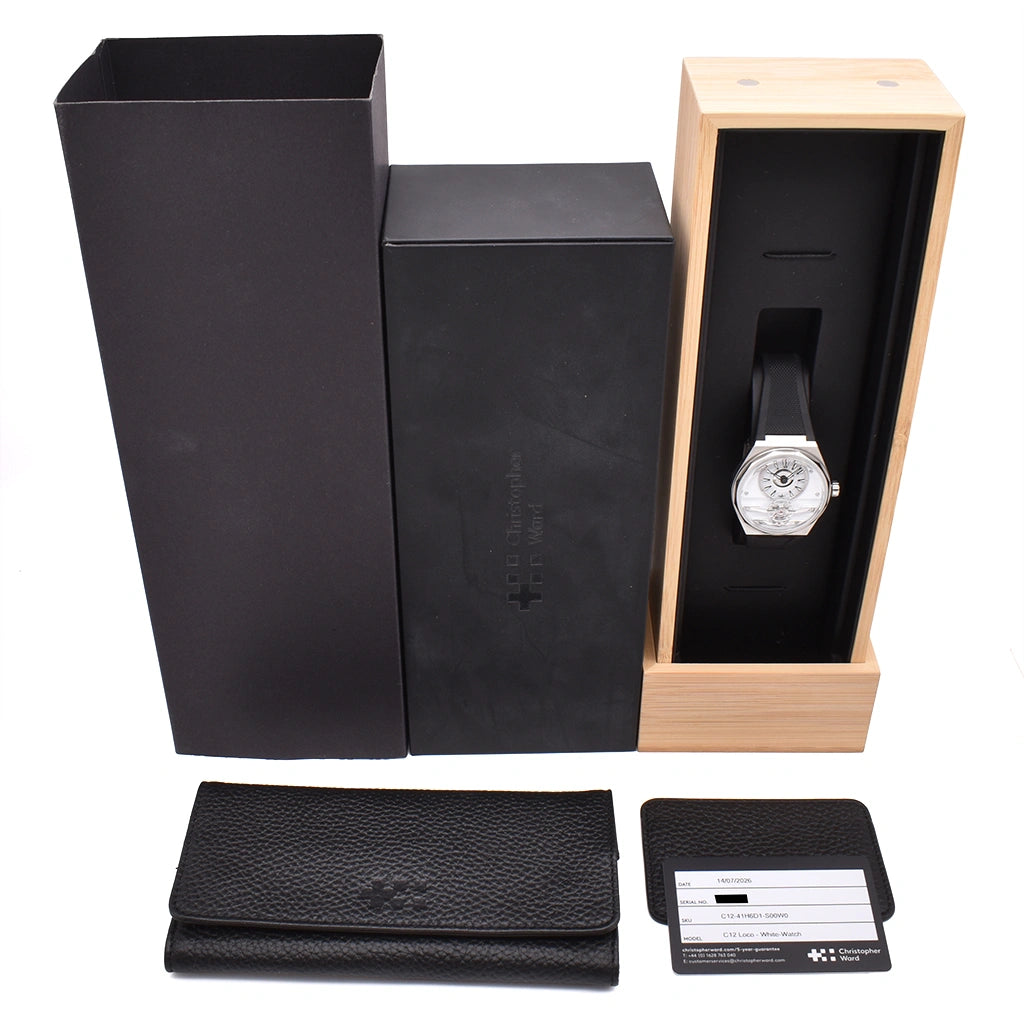 Christopher Ward C12 Loco 41mm Alabaster White July 2026 C12-41H6D1-S00W0