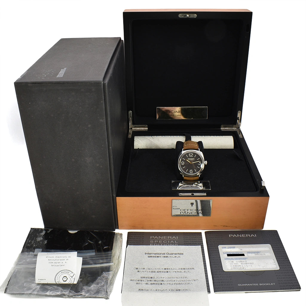 Panerai Radiomir 1938 47mm Excellent Full Set PAM00232 Fully Serviced, Serial no. OP6659BB1214755 – Pre-owned Watch | Wiseman's Watches