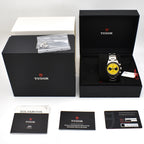 Tudor Black Bay Chrono 39 "Bumblebee" brand new unworn 2026 box & papers, Model no. 79310N, Serial no. 67C5209 – Pre-owned Watch | Wiseman's Watches