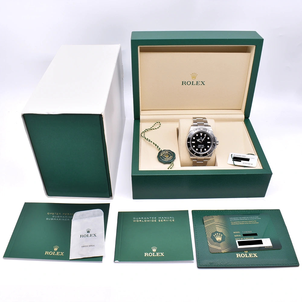 Rolex Submariner 41mm model no. 124060, serial no. 98YD8275 2025 box & papers – Pre-owned Watch | Wiseman's Watches