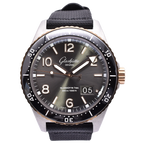 Glashütte Original  SeaQ Panorama Date Stainless Steel / Red Gold / Grey  Ref 1-36-13-04-91-34