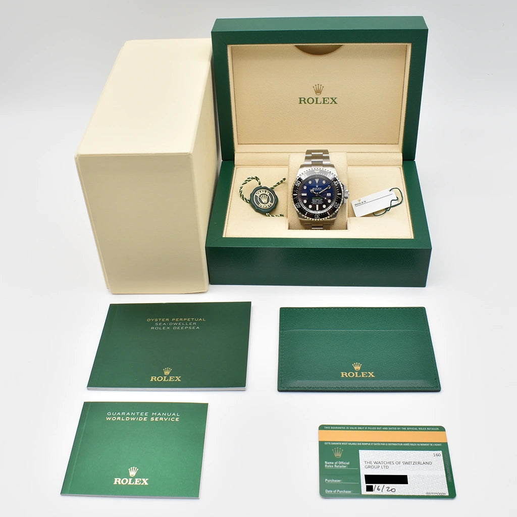 Rolex Sea-Dweller Deepsea James Cameron 2020 Unworn 126660 Box & Papers