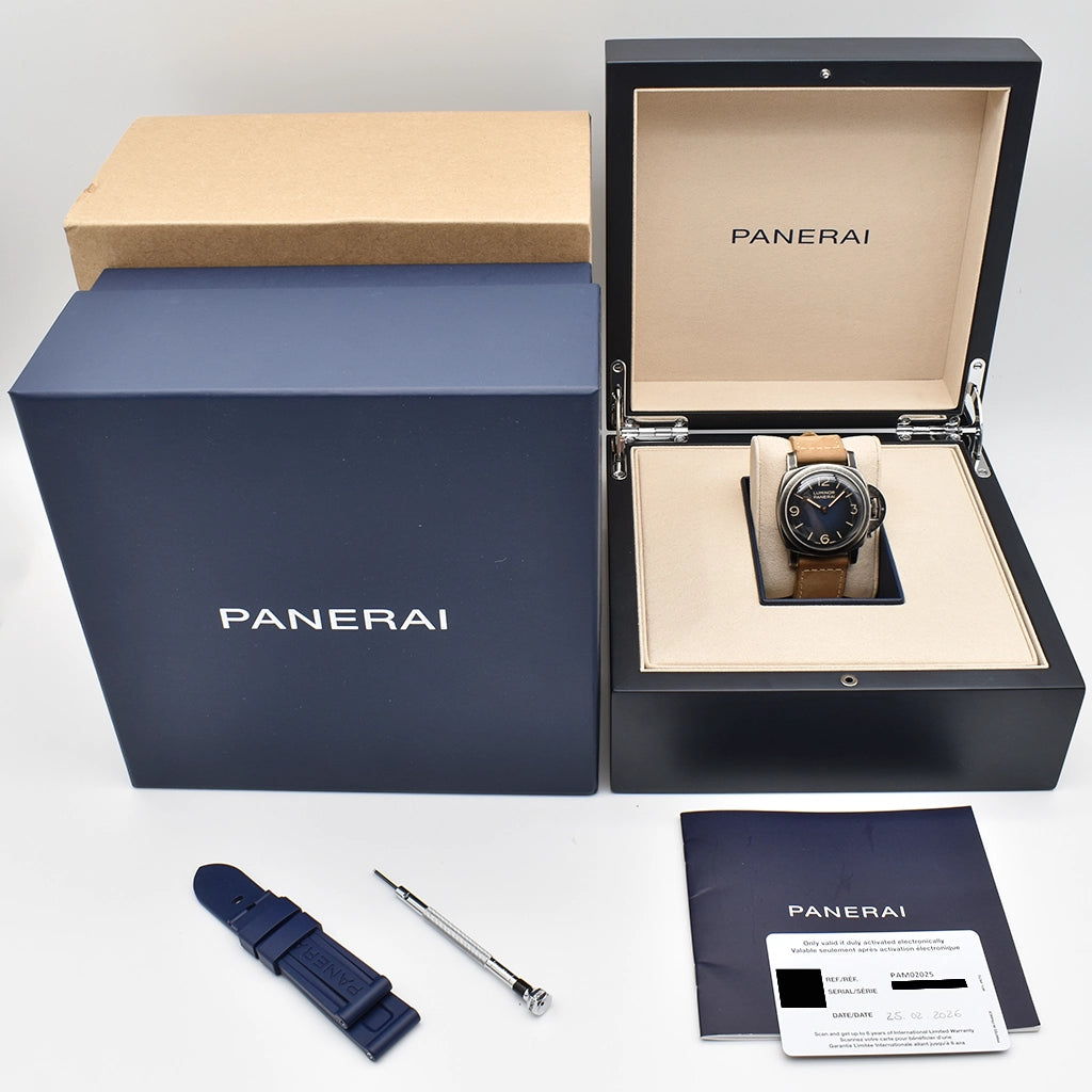 Panerai Luminor Venticinque Paneristi Edition PAM02025 Excellent Condition 2026 Box & Papers