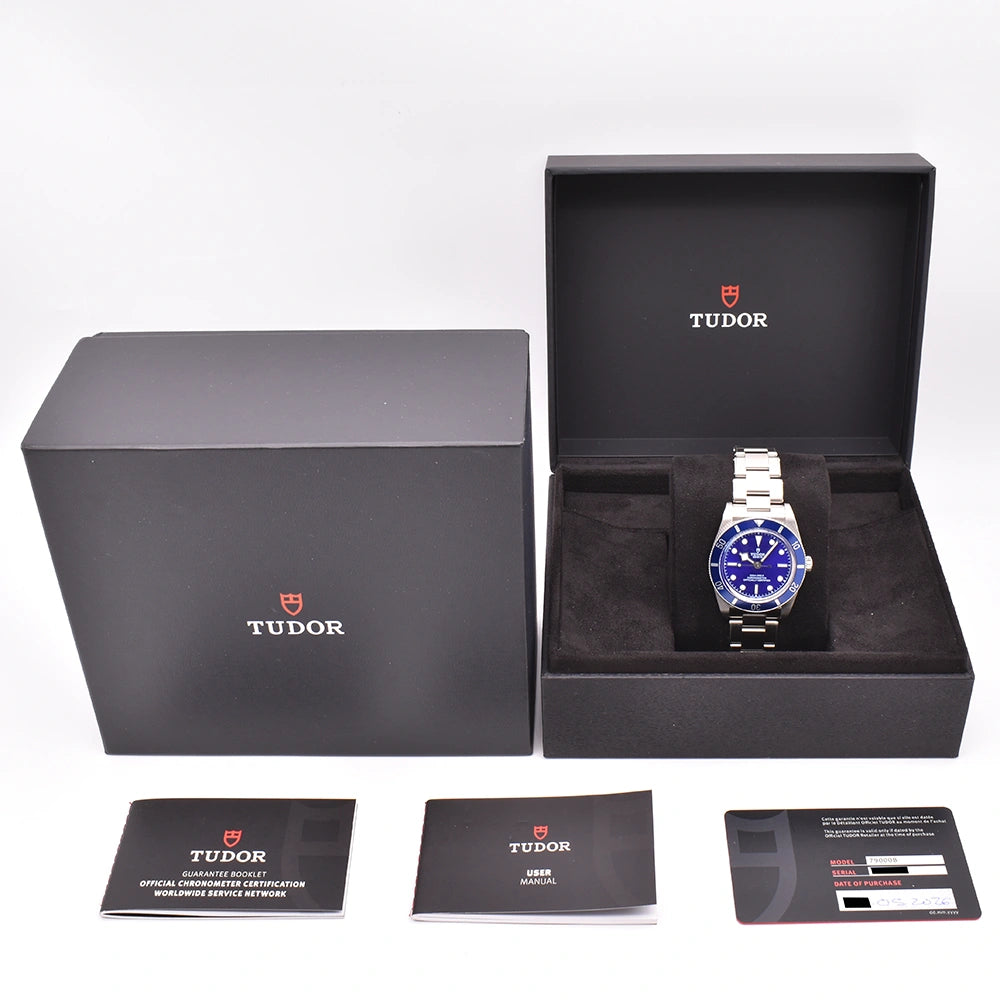 Tudor Black Bay 54 37mm 2026 Blue, model no. 79000B, Serial no. 07AQ757 Box & Papers – Pre-owned Watch | Wiseman's Watches
