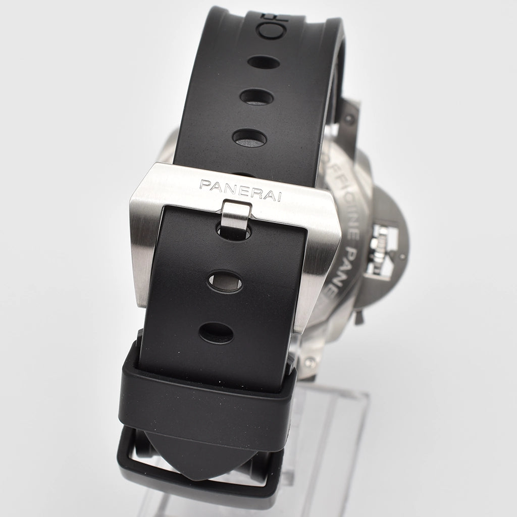 Panerai Luminor 1950 44mm GMT Power Reserve PAM01321 2020 Box & Papers – Pre-owned Watch | Wiseman's Watches