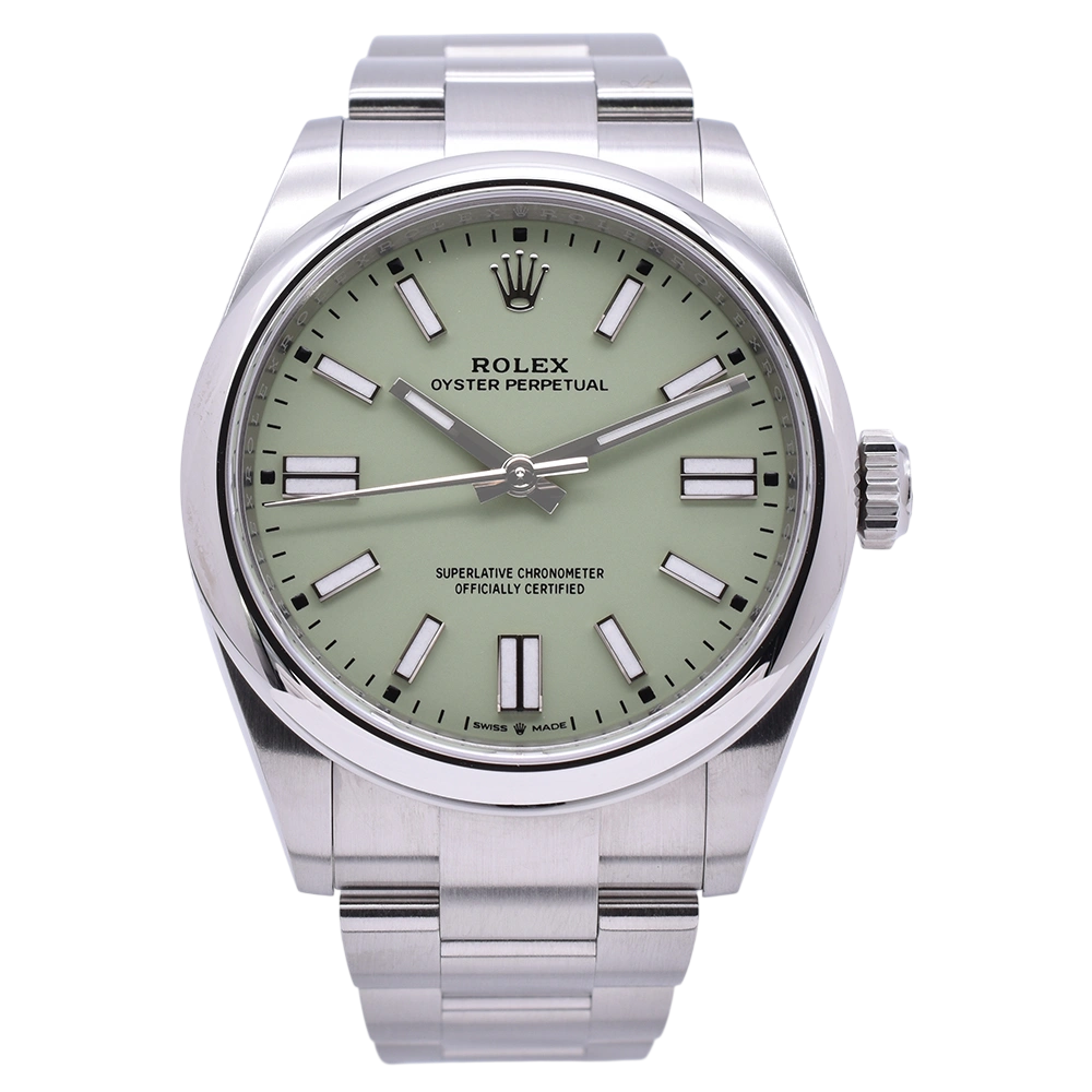 Rolex Oyster Perpetual 41mm Pistachio New Unworn 2026 134300-0006
